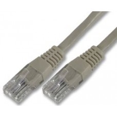 0.25 m Grey Cat 5e / Ethernet Patch Lead